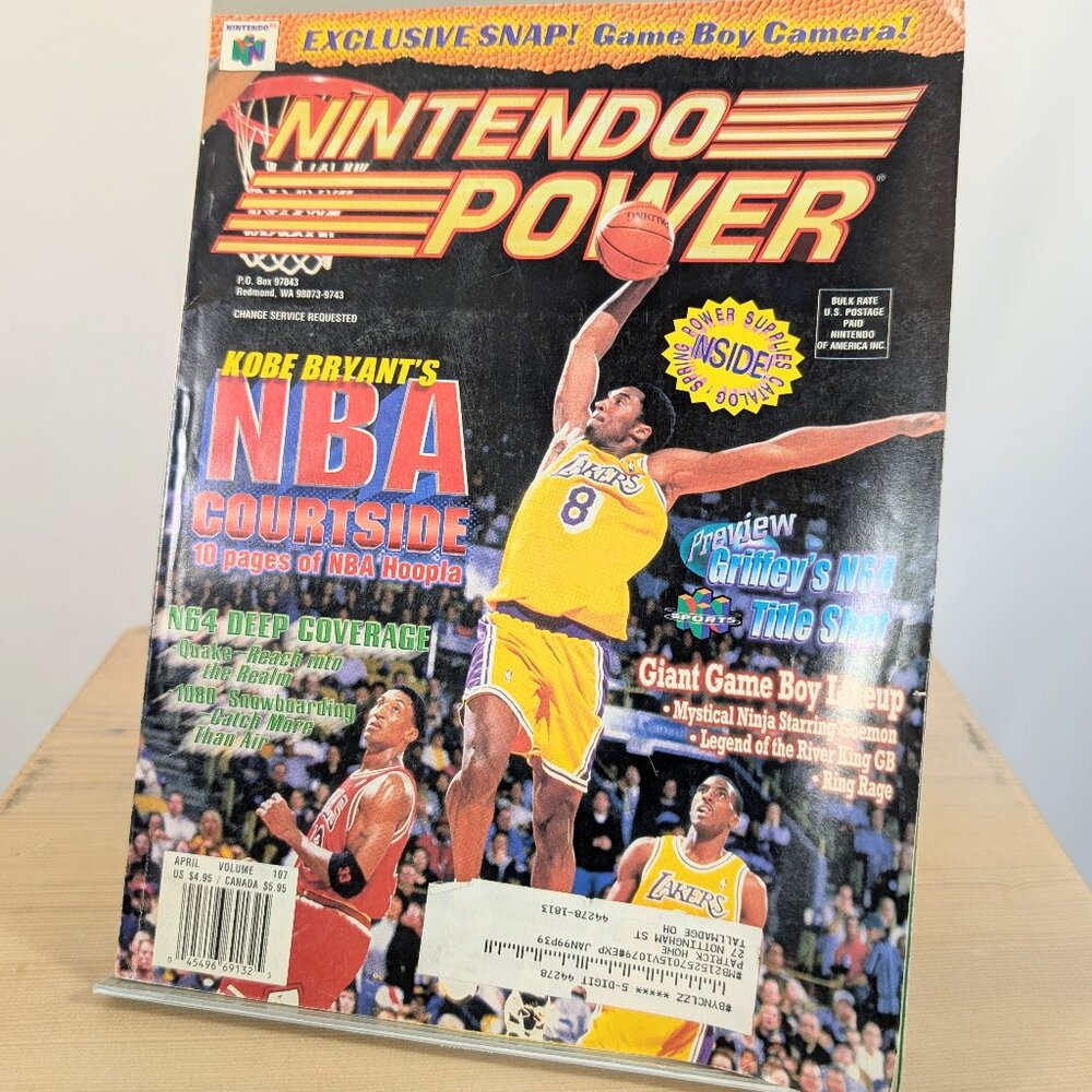 ⛔SOLD!⛔ Nintendo Power Volume 107, Iggy's Reckin' Balls poster